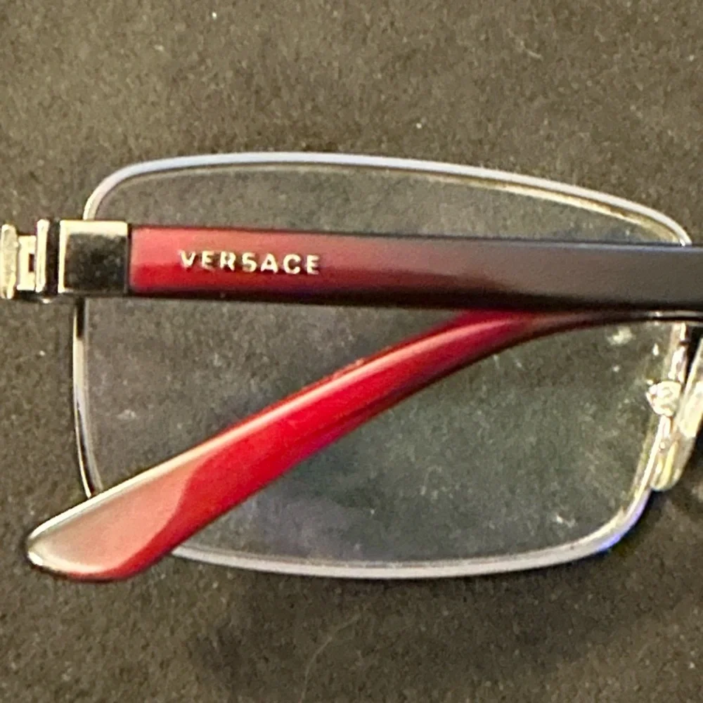 Versace Black Glasses Sleek Design Premium Quality